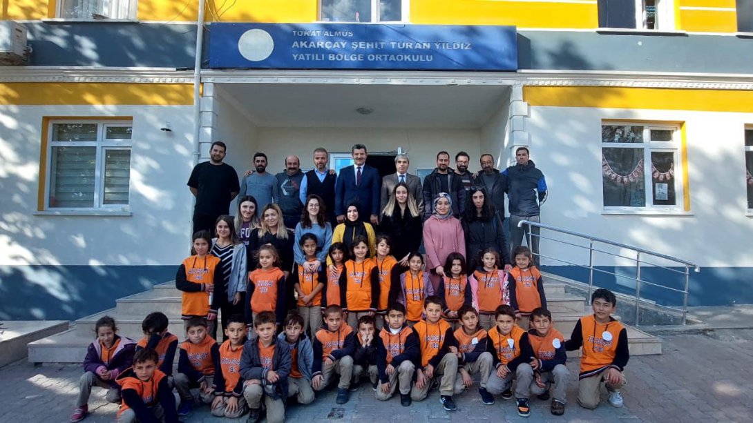 İl Milli Eğitim Müdürümüz Ahmet ÖZDEMİR Akarçay İlkokulu-Akarçay Şehit Turan Yıldız YBO Ziyaret Etti