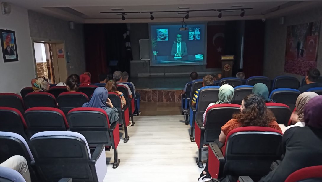 Milli Eğitim Bakanımız Sayın Yusuf TEKİN, 2023-2024 Eğitim Öğretim Yılı Haziran Dönemi Mesleki Çalışma Programının İlk Gününde Öğretmenlere Hitap Etti.    